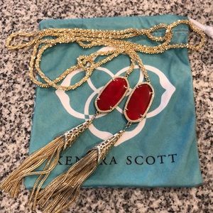 Kendra Scott Long Wrap Pendant Necklace